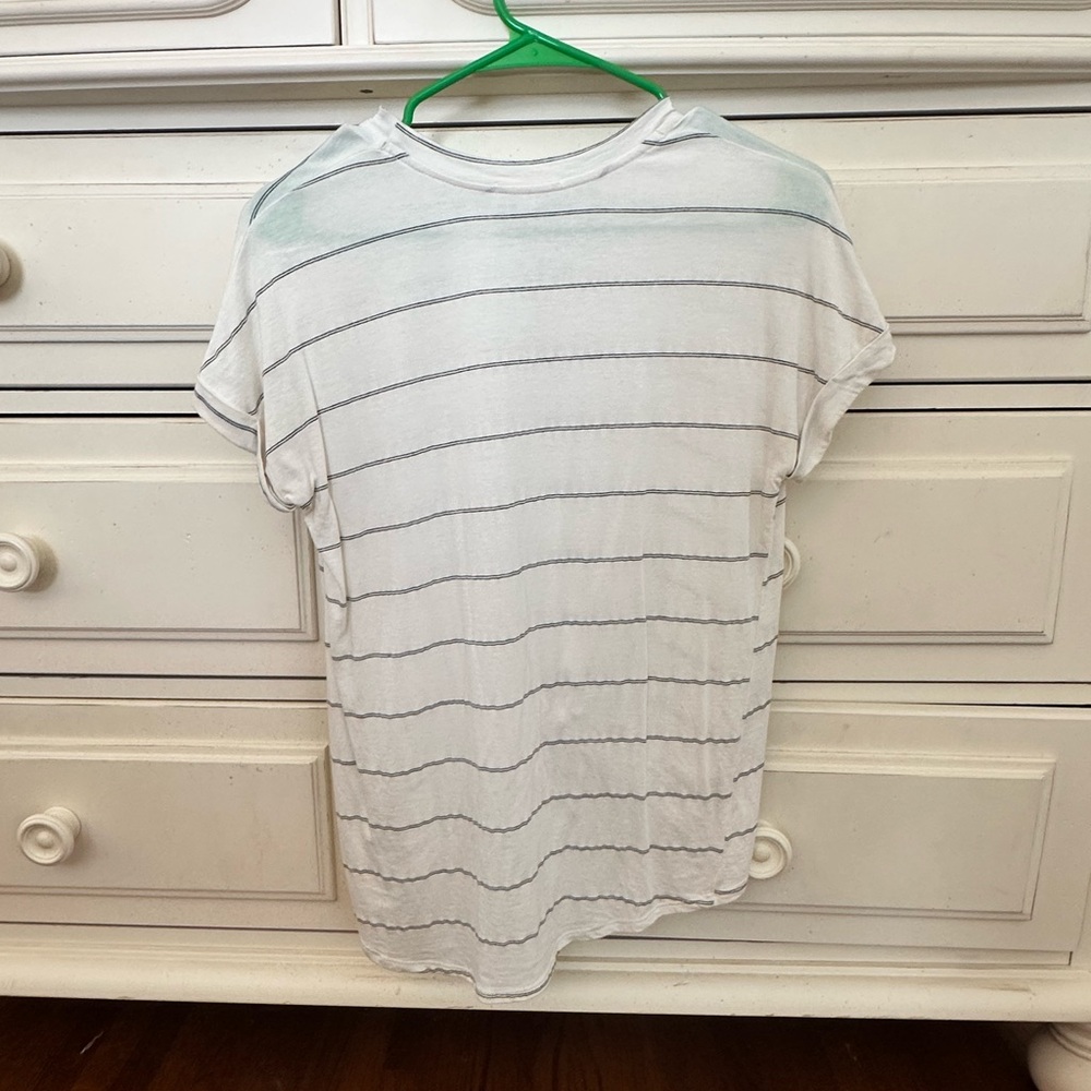 Striped Knot-Front Tee - Picture 2 of 4